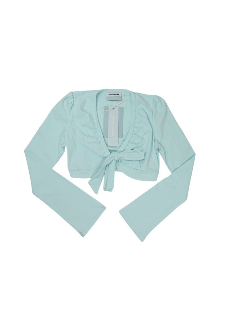Mode Mischief Iris Cropped Top in Kelp